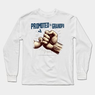 Promoted To Grandpa Long Sleeve T-Shirt